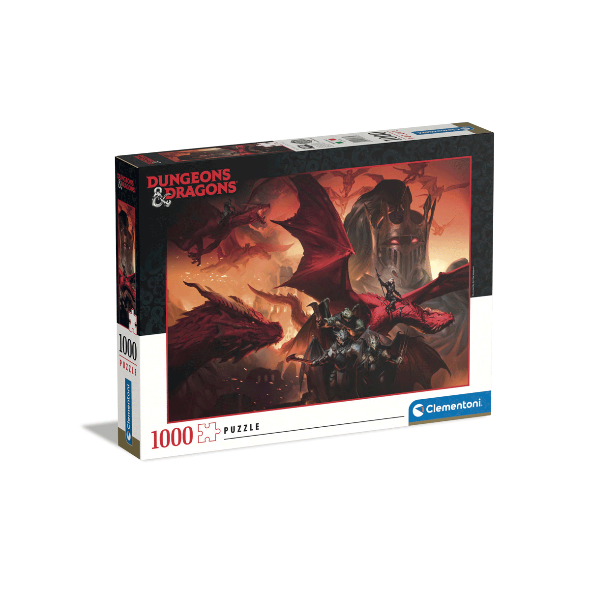 Clementoni puzzle dungeons & dragons - 1000 pezzi, puzzle adulti - CLEMENTONI