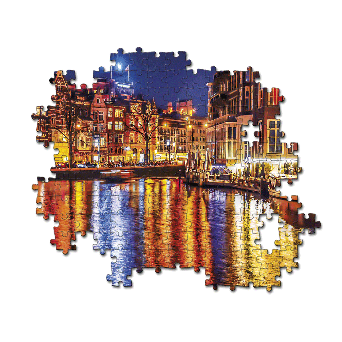 Clementoni puzzle high quality collection - amsterdam - 500 pezzi, puzzle adulti - CLEMENTONI