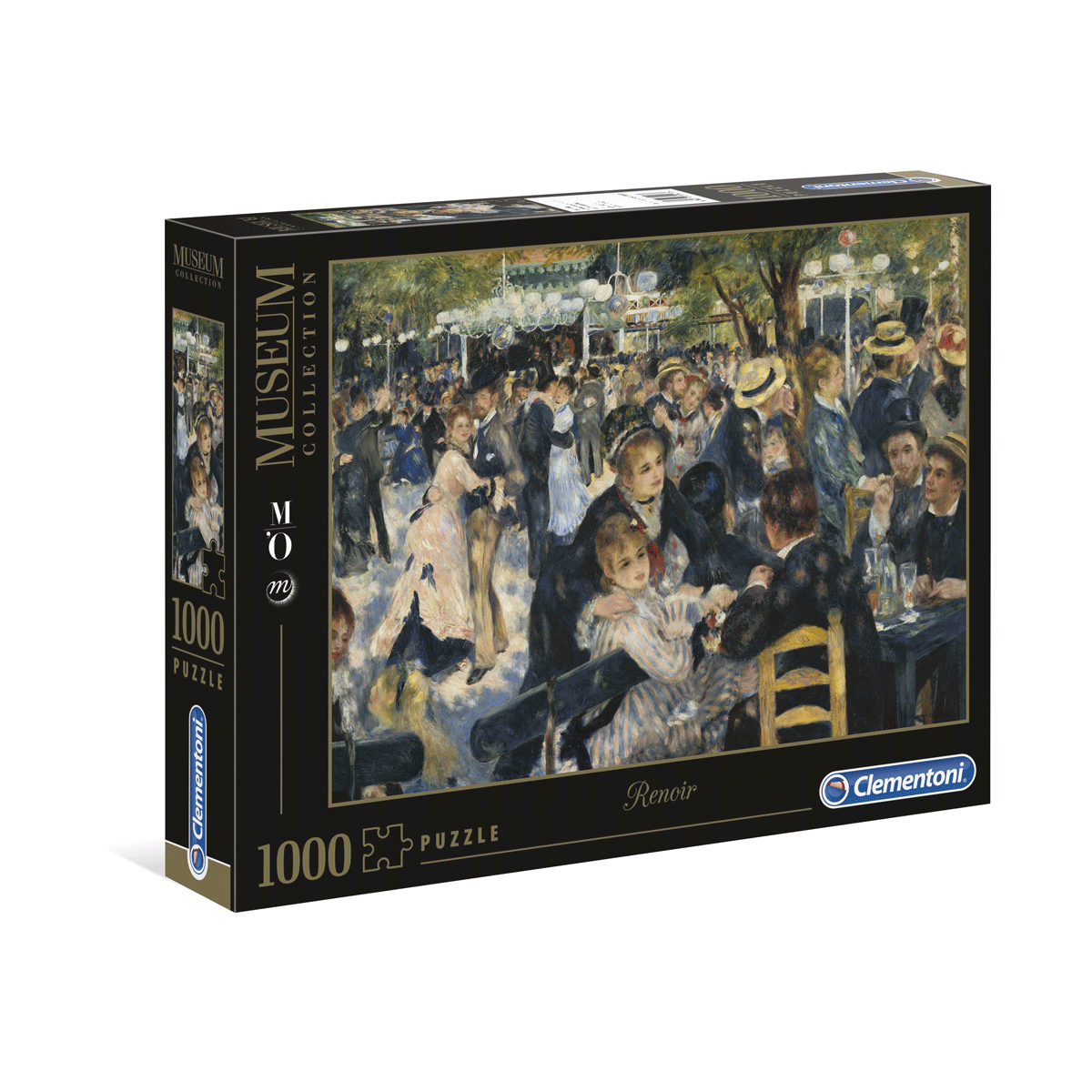 Clementoni puzzle museum collection - renoir, "bal du moulin de la galette" - 1000 pezzi, puzzle adulti - CLEMENTONI