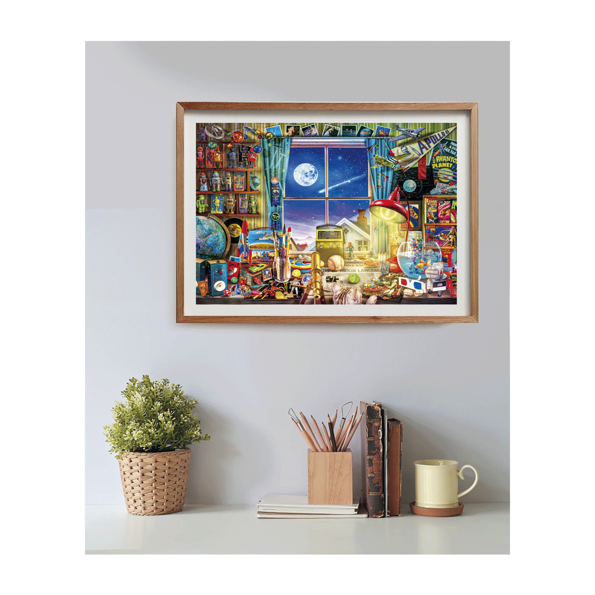 Clementoni puzzle high quality collection - to the moon - 500 pezzi, puzzle adulti - CLEMENTONI