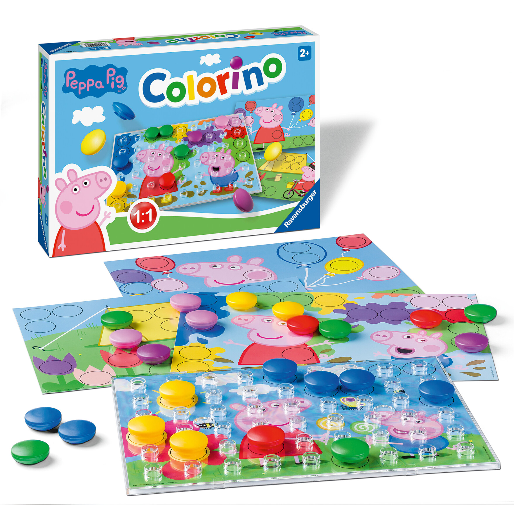 Ravensburger - colorino peppa pig, il mio primo gioco dei colori, gioco  educativo per bambini, 2+ anni - Toys Center