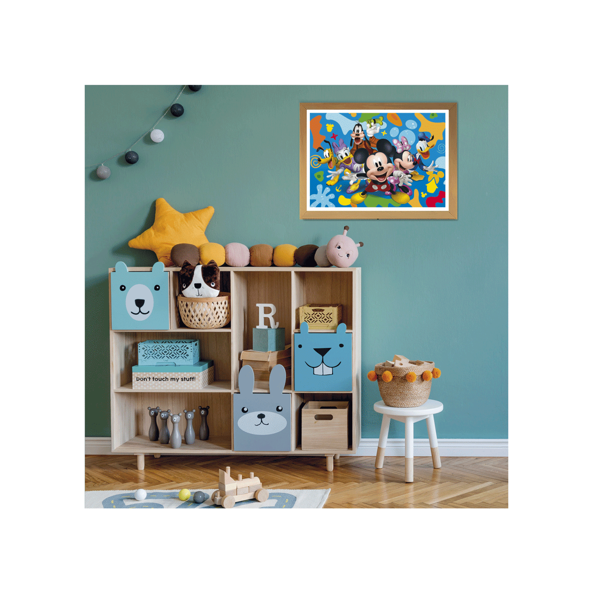 Clementoni Disney Mickey and Friends-104 Maxi pièces-Puzzle Enfant-fabriqué  en Italie, 4 Ans et Plus, 23759, No Color