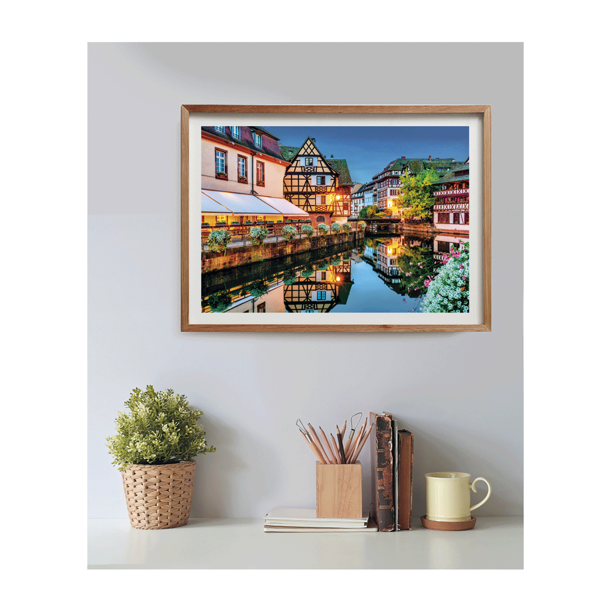 Clementoni puzzle high quality collection - strasbourg old town - 500 pezzi, puzzle adulti - CLEMENTONI
