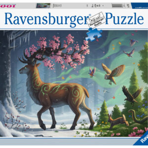 Ravensburger - puzzle cervo in primavera, 1000 pezzi, puzzle adulti - RAVENSBURGER