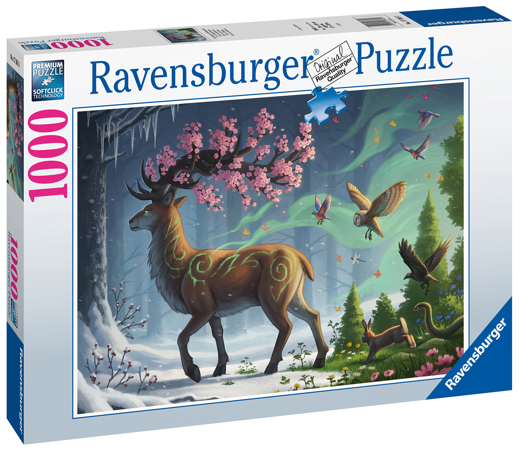 Ravensburger - puzzle cervo in primavera, 1000 pezzi, puzzle adulti - Toys  Center