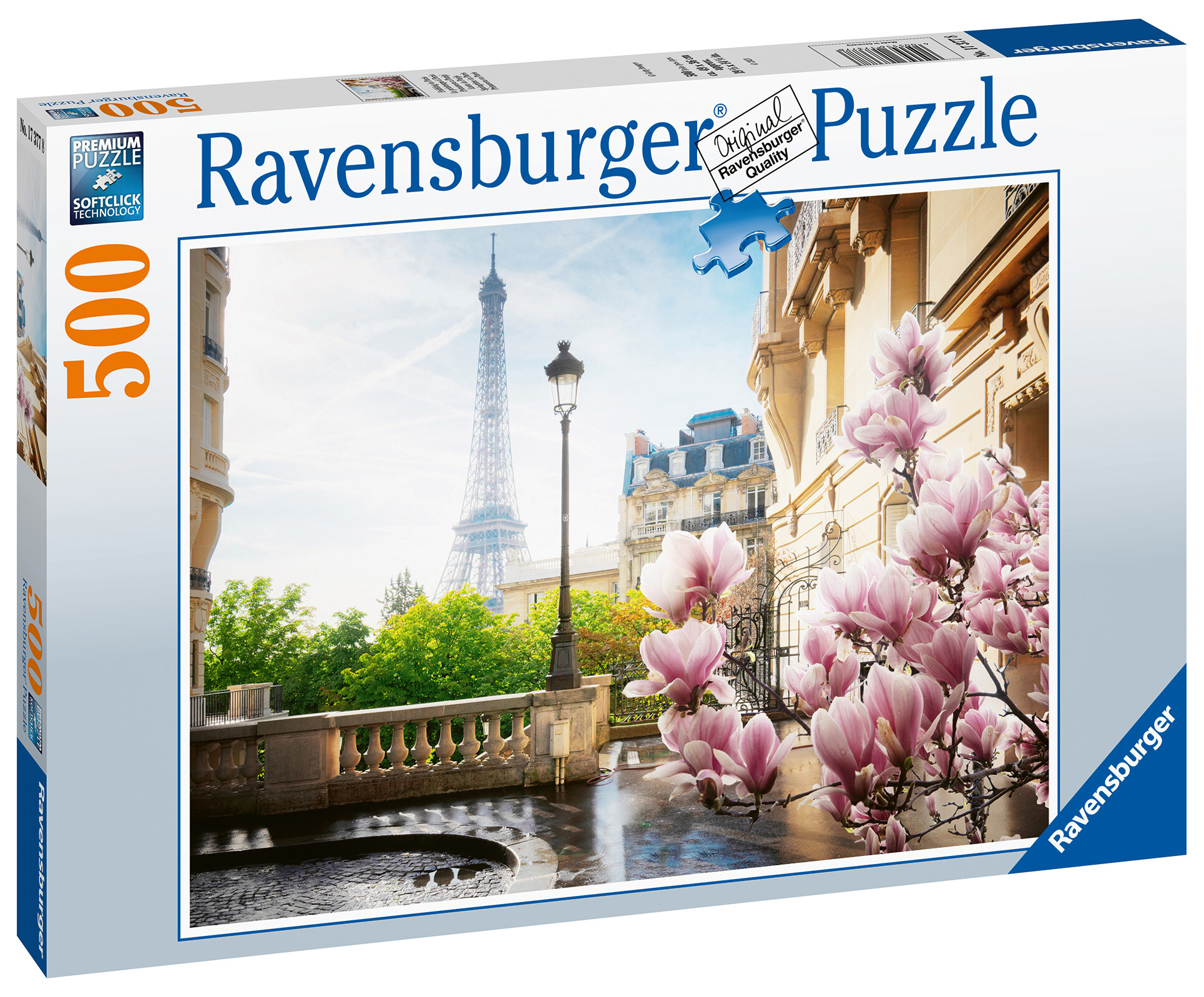 Ravensburger - puzzle primavera a parigi, 500 pezzi, puzzle adulti