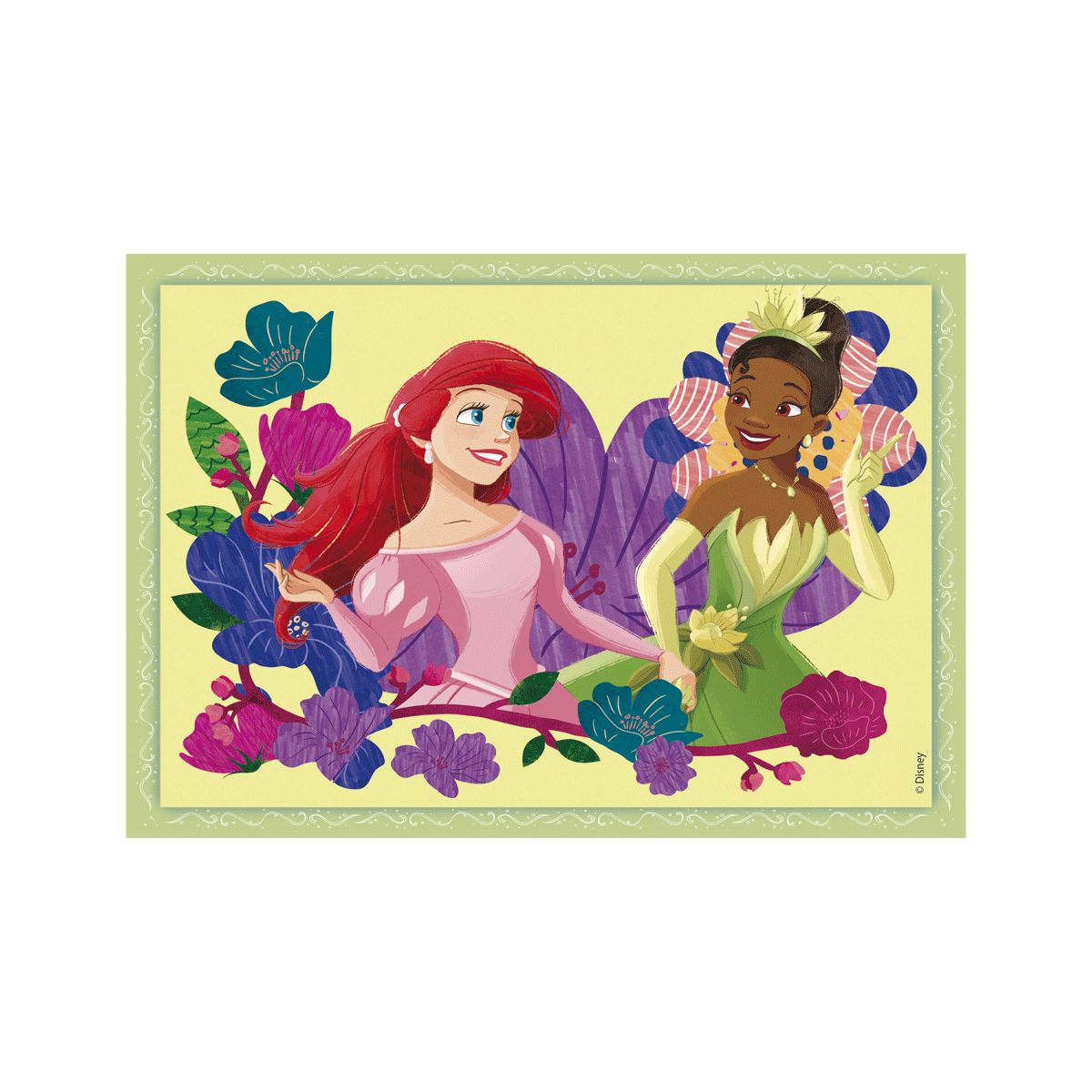 Clementoni supercolor puzzle disney princess - 1x12 + 1x16 + 1x20 + 1x24 pezzi, puzzle bambini 3 anni - CLEMENTONI, DISNEY PRINCESS
