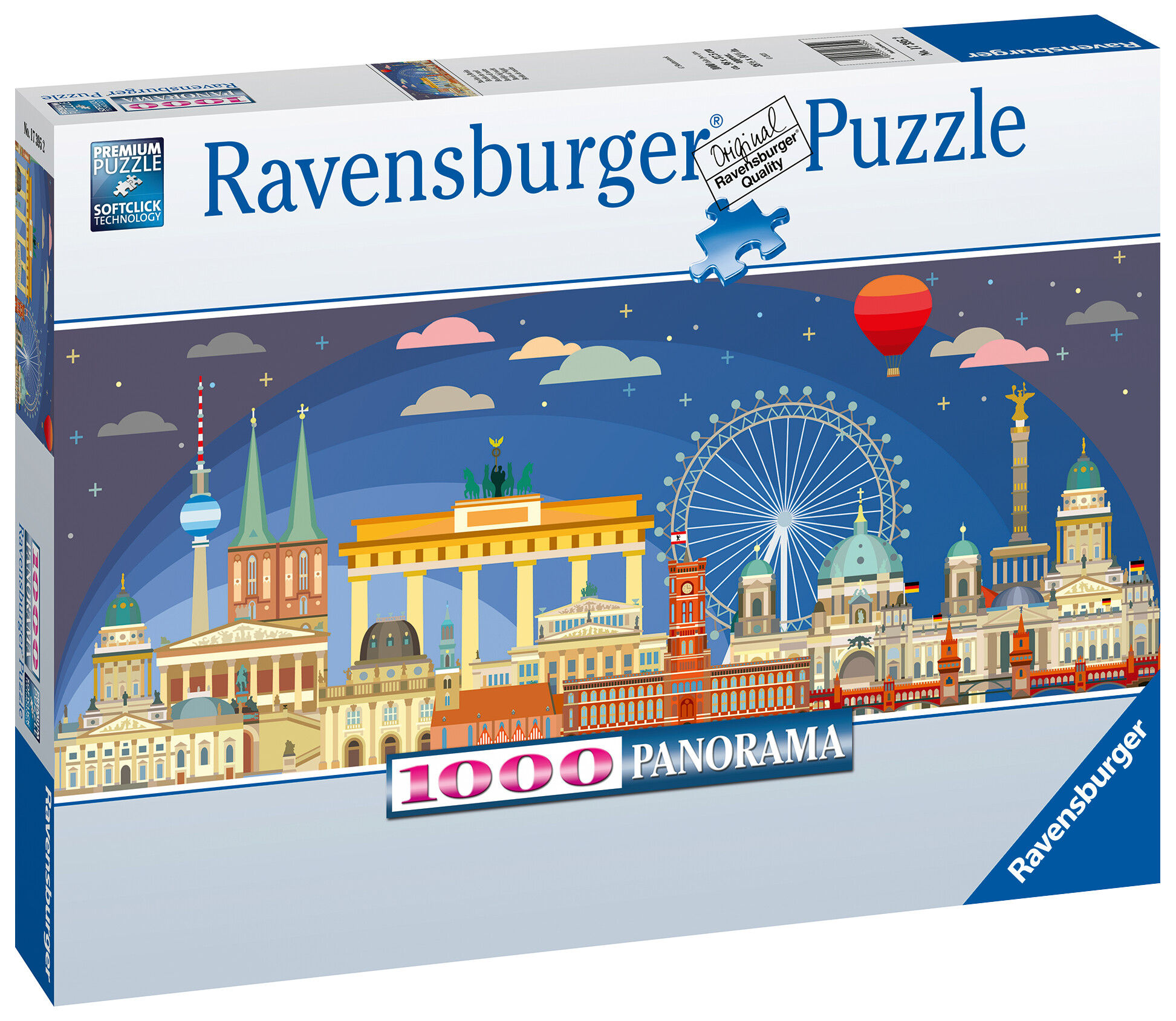 Ravensburger - puzzle berlino di notte, 1000 pezzi, puzzle adulti - RAVENSBURGER