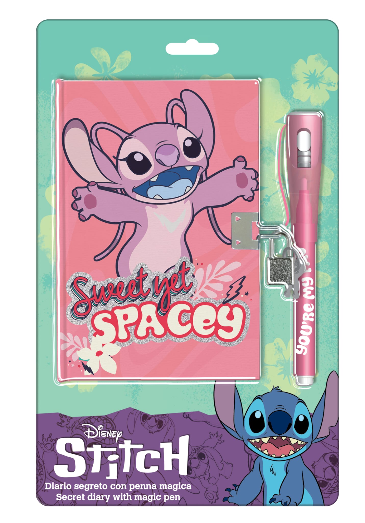 Diario segreto stitch con penna magica - Disney Stitch