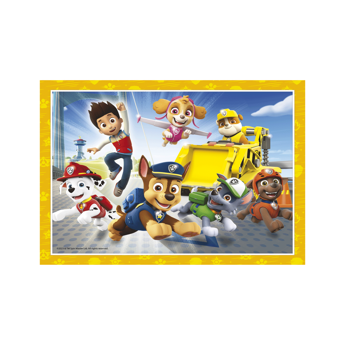 Clementoni supercolor puzzle paw patrol - 1x12 + 1x16 + 1x20 + 1x24 pezzi, puzzle bambini 3 anni - CLEMENTONI