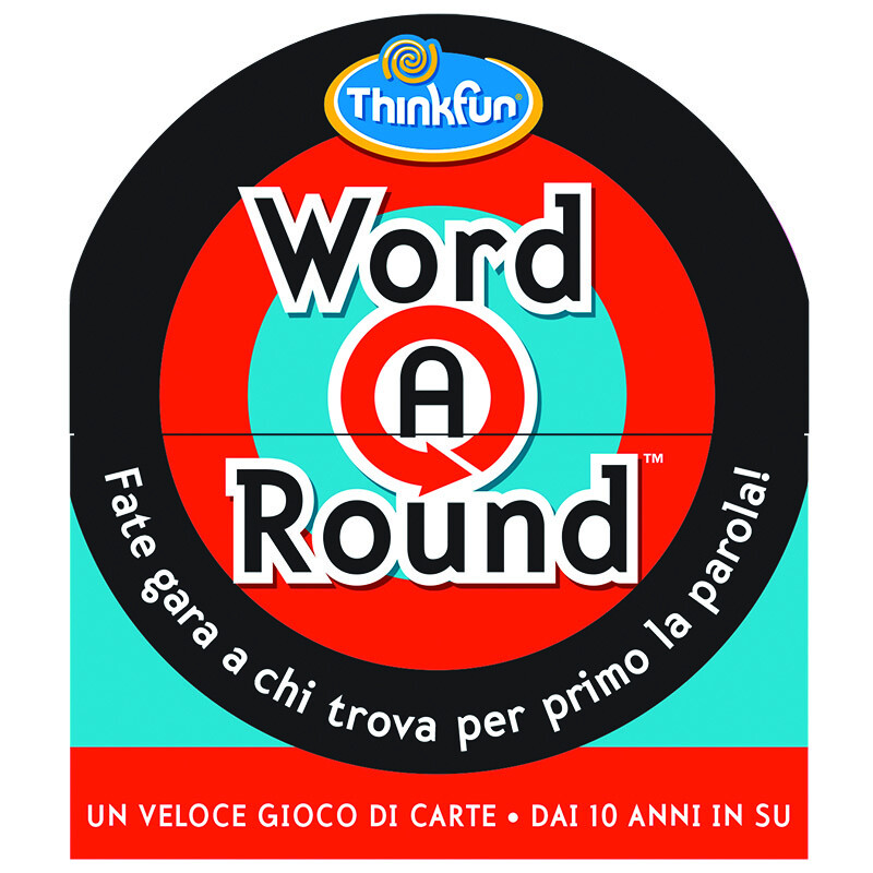 Thinkfun - word a round, gioco di carte per bambini, parole e abilità linguistiche, età 10+ anni - RAVENSBURGER