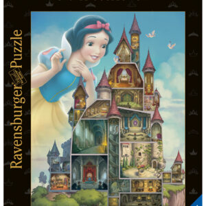 Ravensburger - puzzle biancaneve - disney castles, 1000 pezzi, puzzle adulti - DISNEY PRINCESS, RAVENSBURGER
