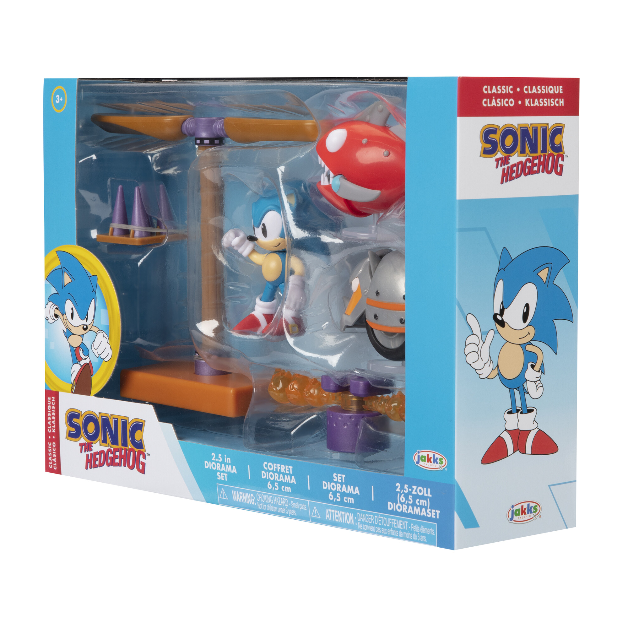 Sonic diorama flying battery zone. con personaggi da 6 cm inclusi! - Sonic