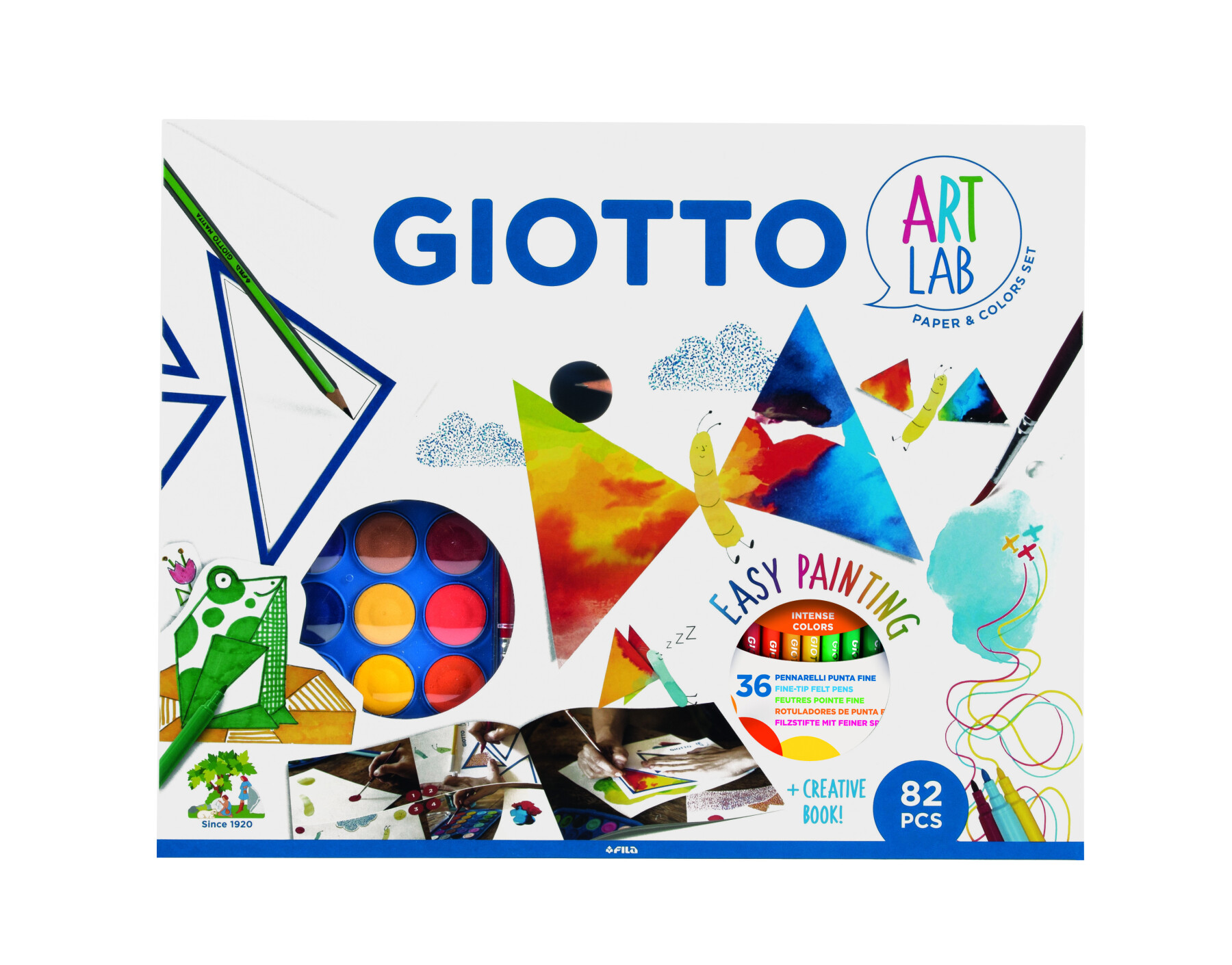 Giotto art lab easy painting - super set creativo con carta e colori - GIOTTO