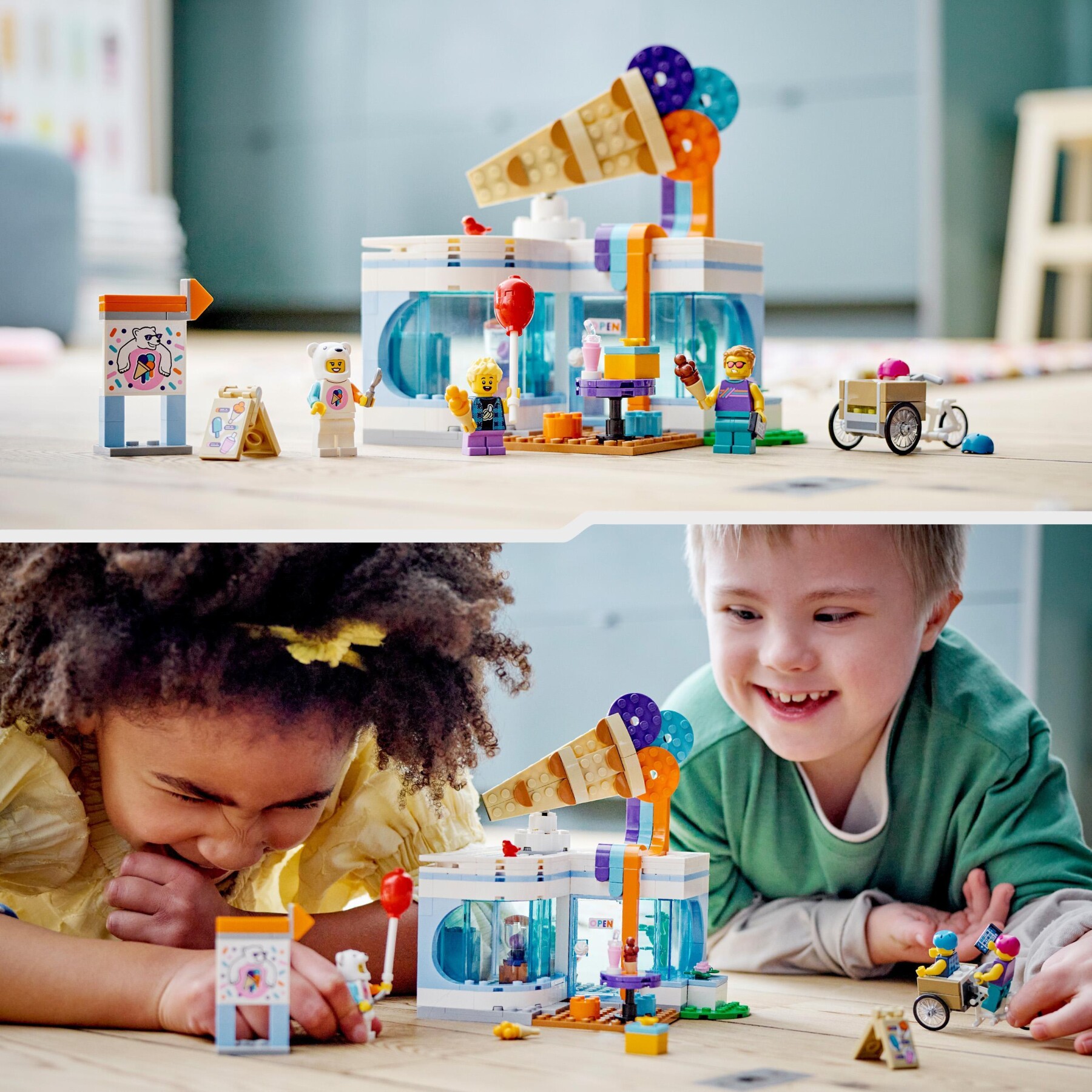 Lego city 60363 gelateria, giochi per bambini 6+ anni con carretto dei  gelati giocattolo e 3 minifigure, idea regalo, set 2023 - Toys Center