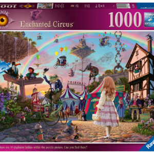 Ravensburger - puzzle il circo magico, 1000 pezzi, puzzle adulti - RAVENSBURGER