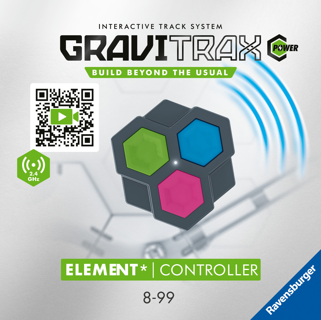 Ravensburger gravitrax power element controller, gioco innovativo ed educativo stem, 8+ anni, estensione - GRAVITRAX