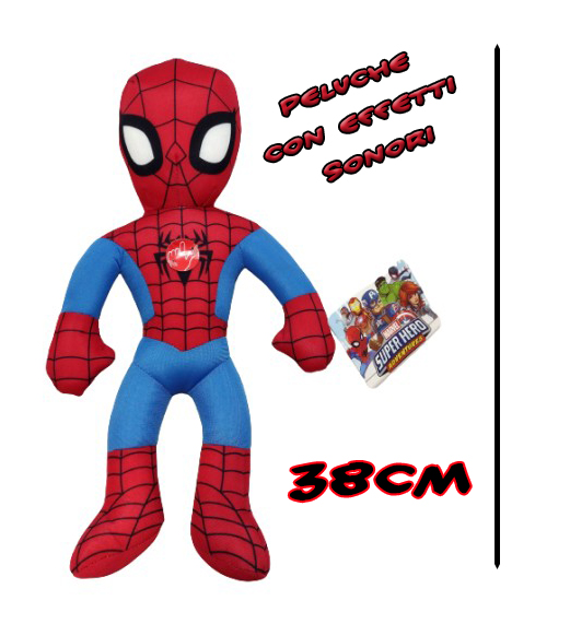 Peluche spiderman 38cm sonoro - Spiderman