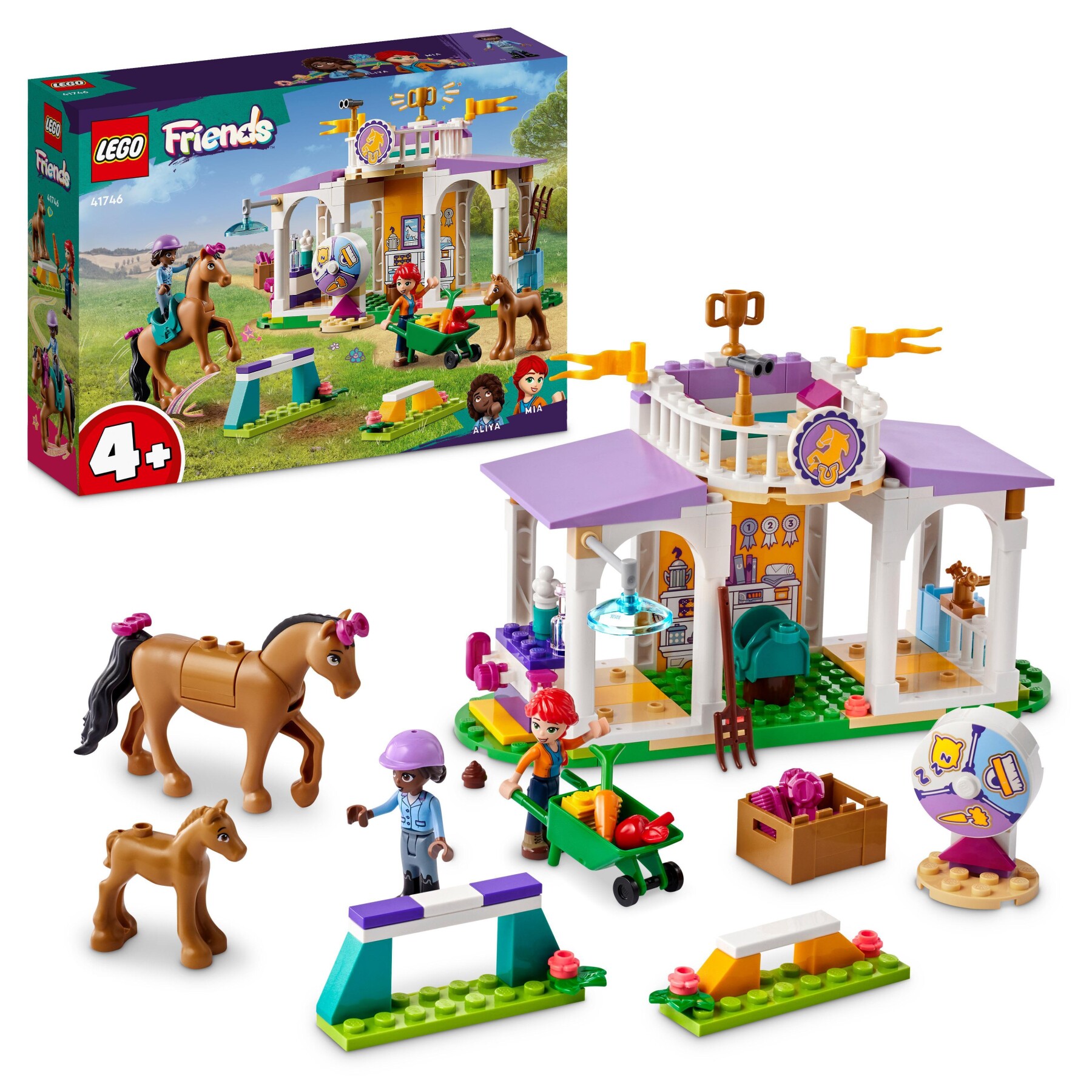 Lego friends 41746 addestramento equestre, scuderia cavalli giocattolo e  mini bamboline, cura degli animali, regalo per bambini - Toys Center