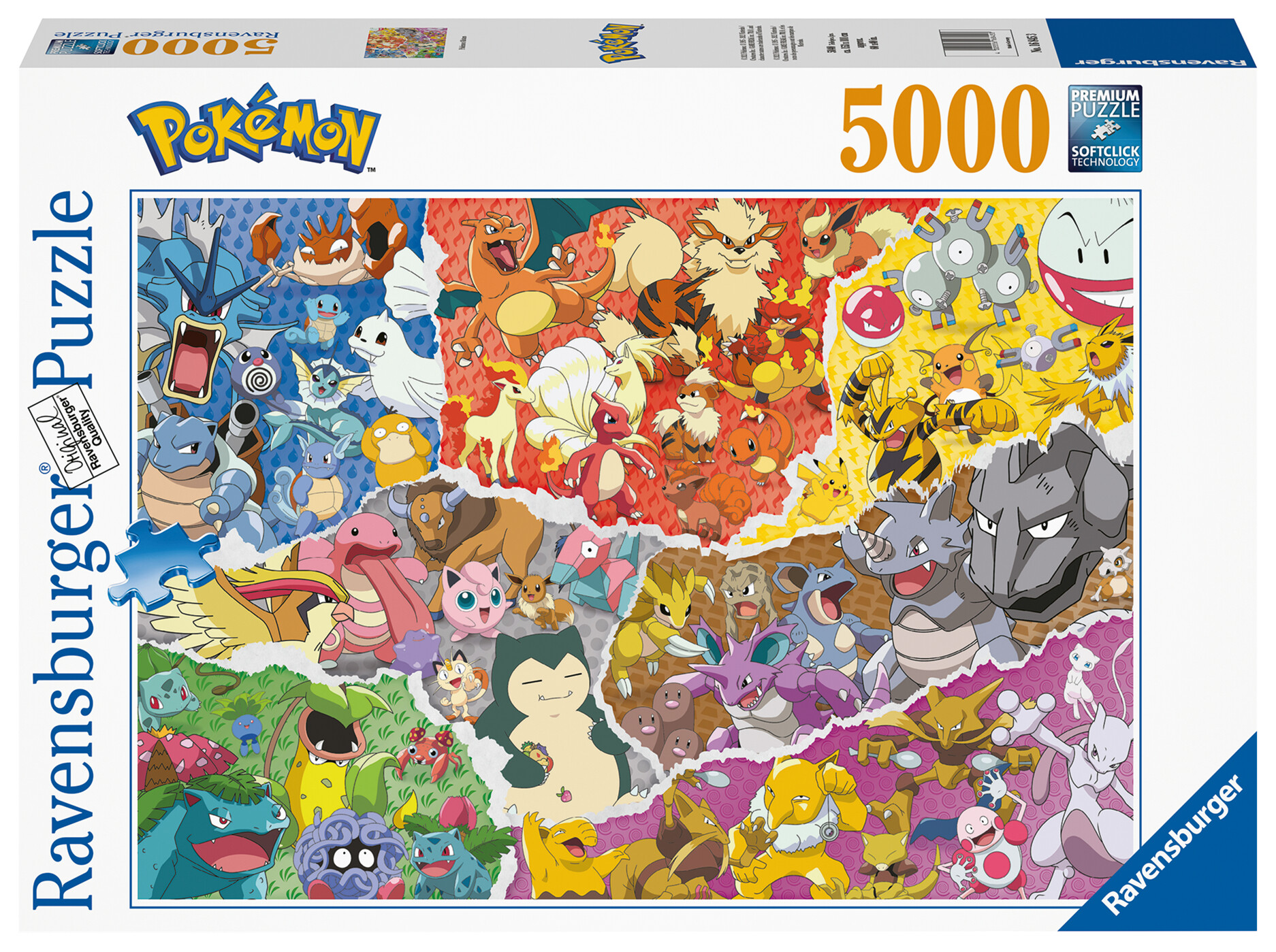 Ravensburger - puzzle pokémon, 5000 pezzi, puzzle adulti - RAVENSBURGER