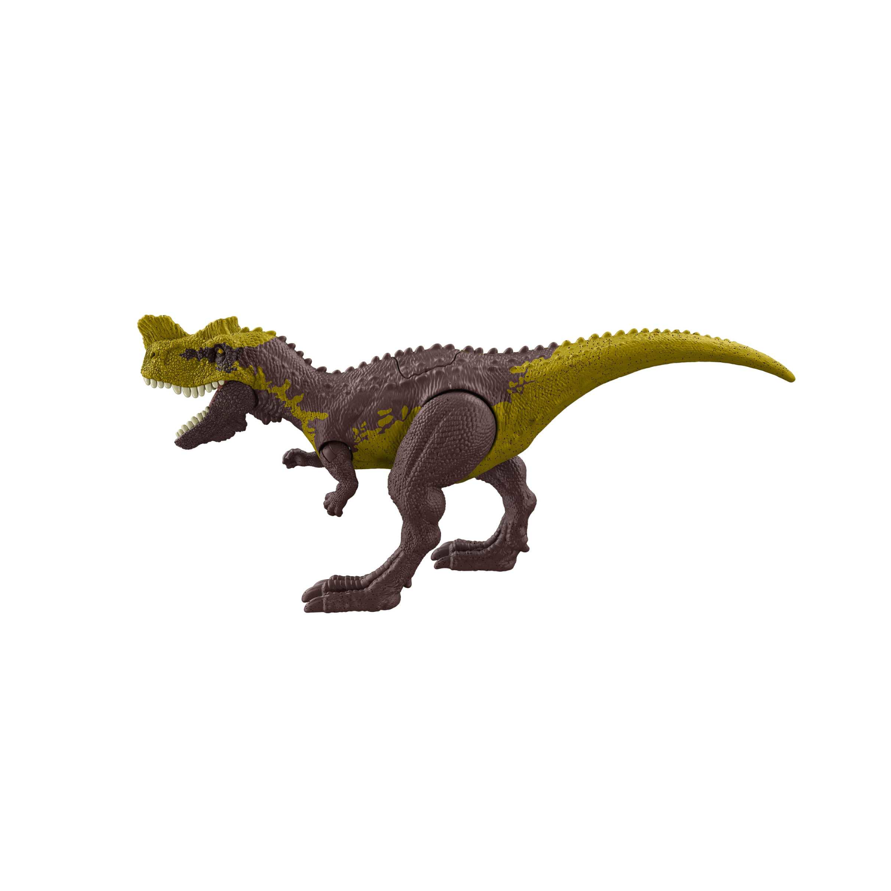 Jurassic world attacco fatale - genyodectes serus, dinosauro con articolazioni mobili e azione d'attacco specifica, giocattolo per bambini, 4+ anni, hln65 - Jurassic World