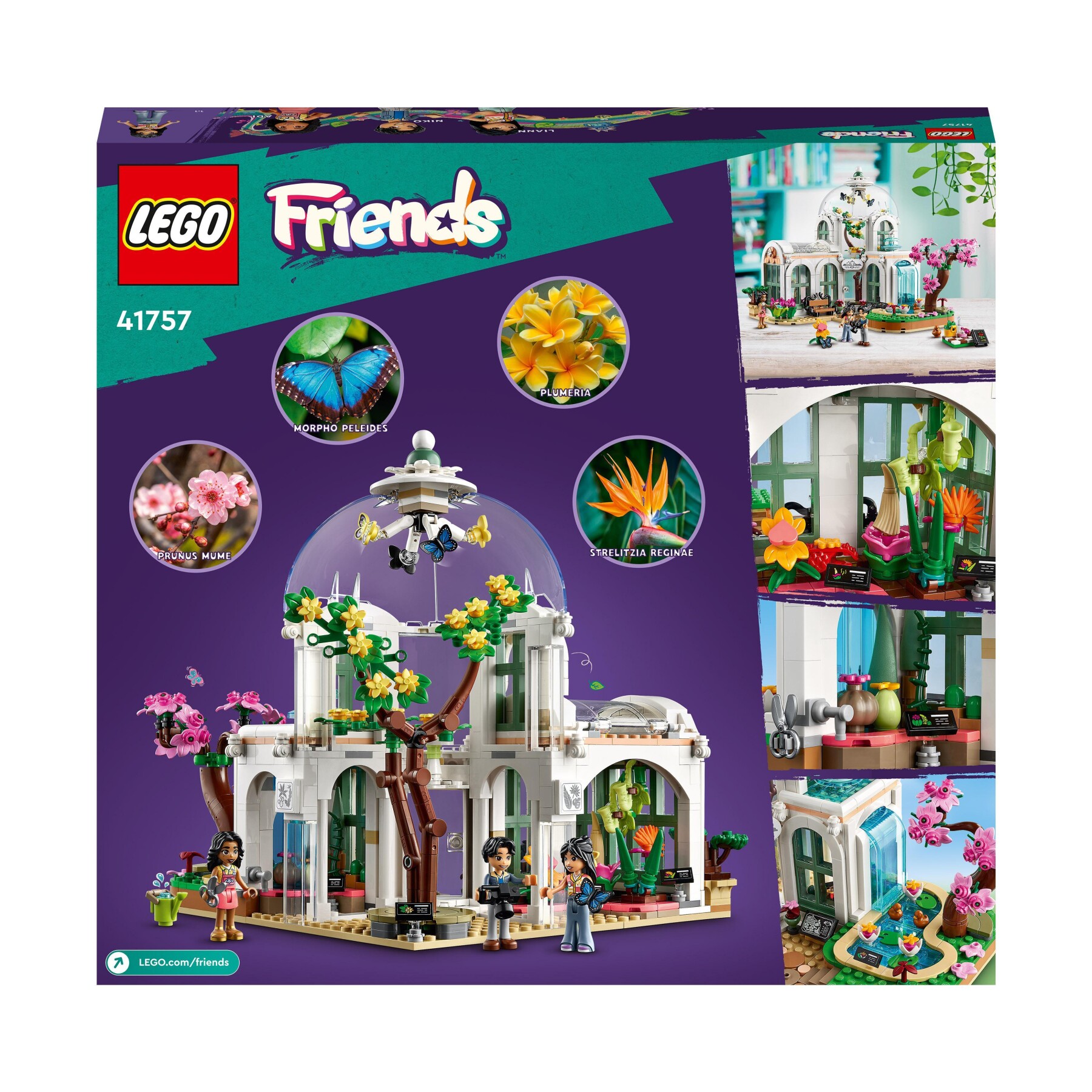 Lego friends 41757 giardino botanico con fiori e piante, modellino da costruire collezione 2023, giochi per bambini 12+ anni - LEGO FRIENDS