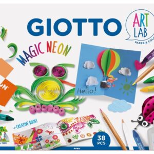 Giotto art lab magic neon - super set creativo con carta e colori - GIOTTO