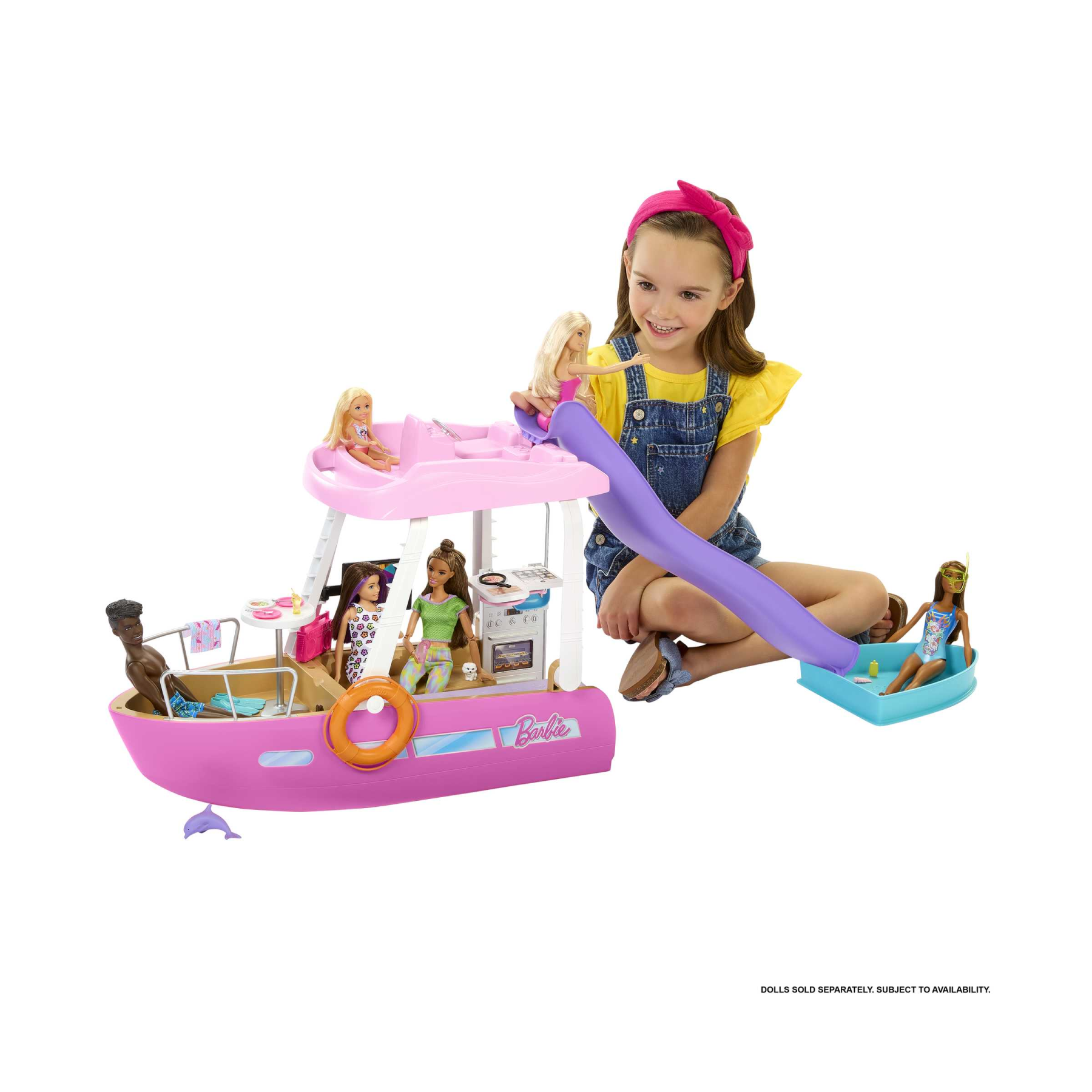 Barbie® set con 2 bambole con abiti e accessori, veicolo fuoristrada, barca  galleggiante e 2 giubbotti di salvataggio - Toys Center