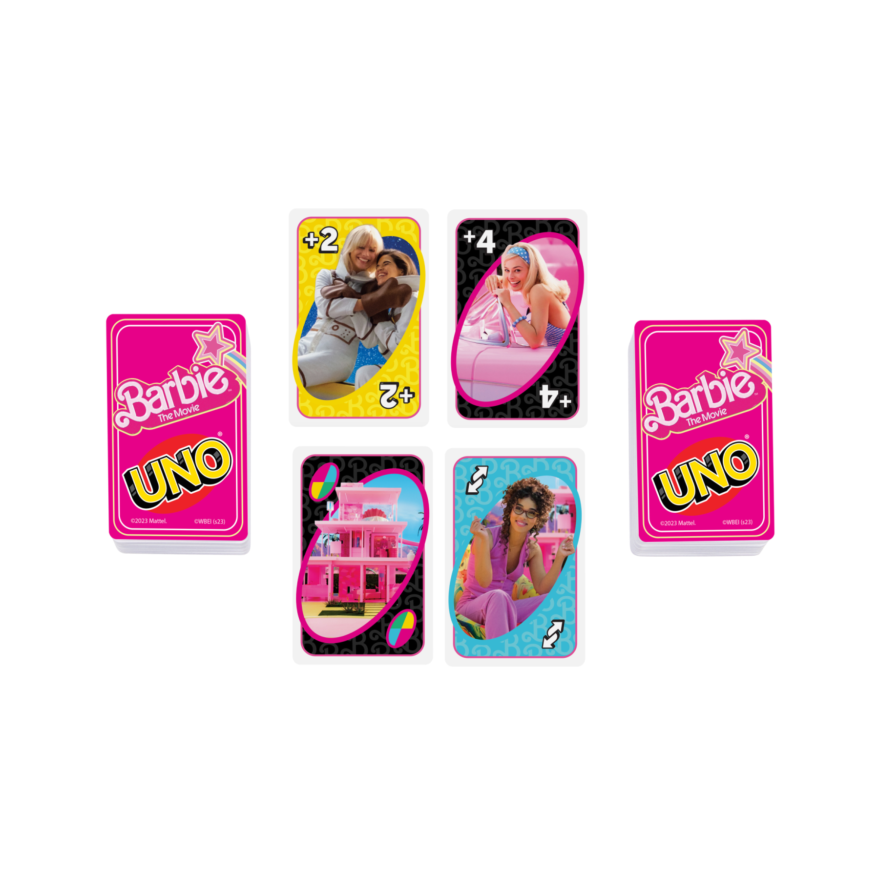 Uno barbie the movie - gioco di carte uno ispirato al film di barbie, per serate di gioco in famiglia e feste tra amici, 7+ anni, hpy59 - UNO