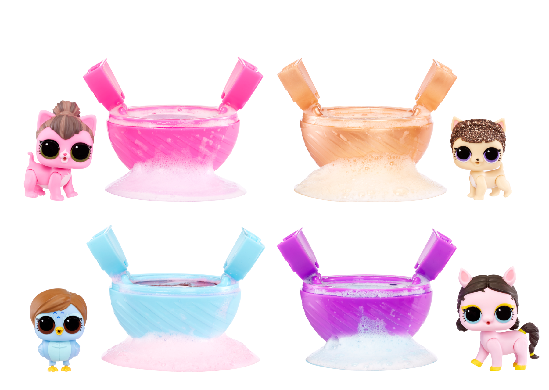 Lol surprise bubble surprise pet – assortimento casuale – pet, sorprese, accessori e bolle di schiuma colorate - LOL