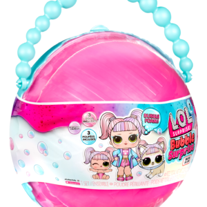 Lol surprise bubble surprise deluxe - bambole collezionabili, pet, little sister, sorprese, accessori - bubble surprise, schiuma con cambio di colore - LOL