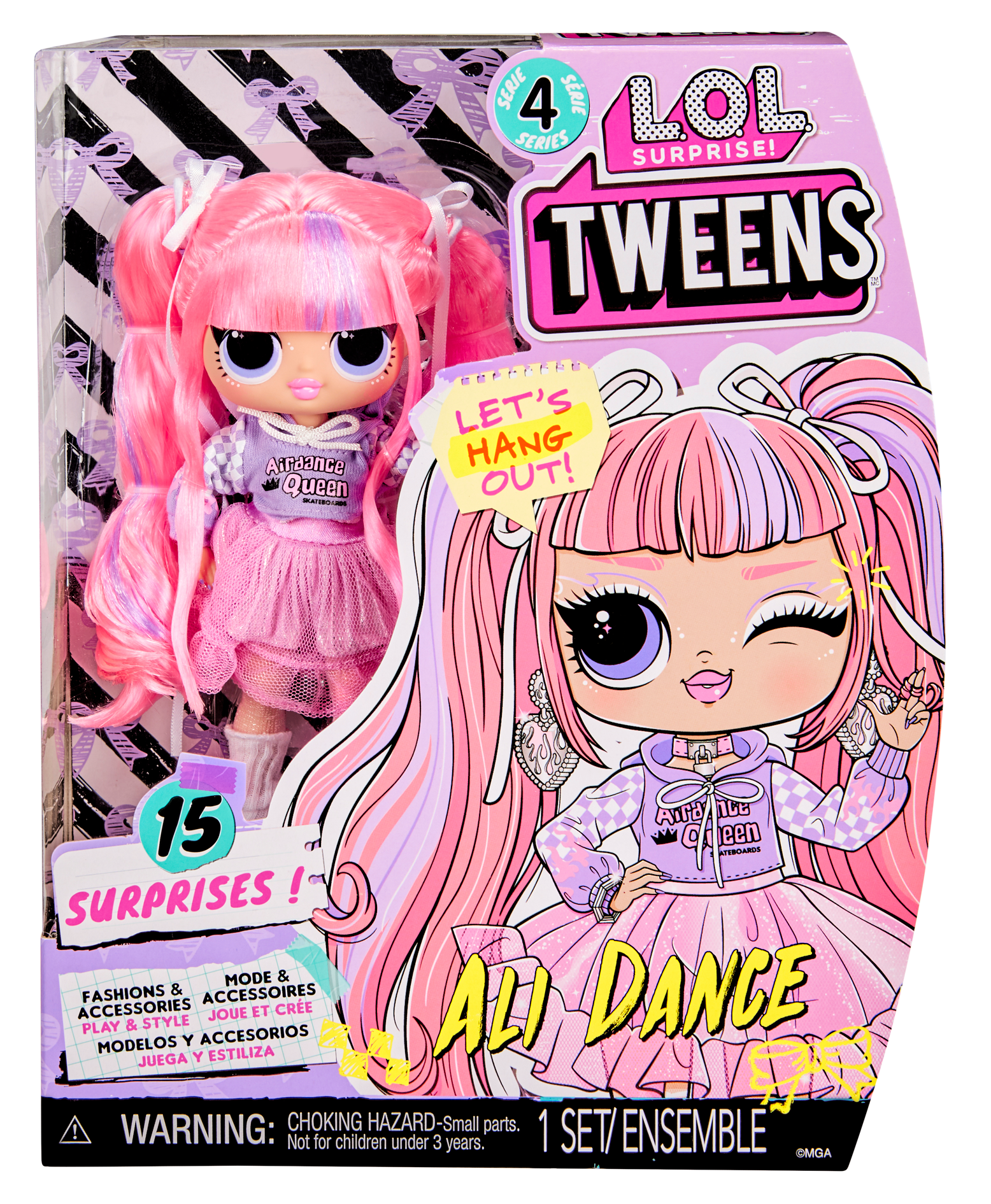 Lol surprise tweens serie 4 fashion doll: ali dance.15 sorprese e favolosi accessori da sfoggiare - LOL