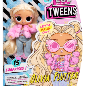 Lol surprise tweens serie 4 fashion doll: olivia flutter.15 sorprese e favolosi accessori da sfoggiare - LOL