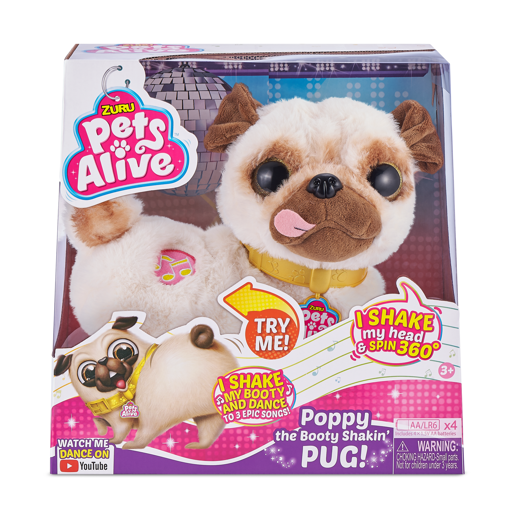 Pets alive s1 booty shaking plush - 
