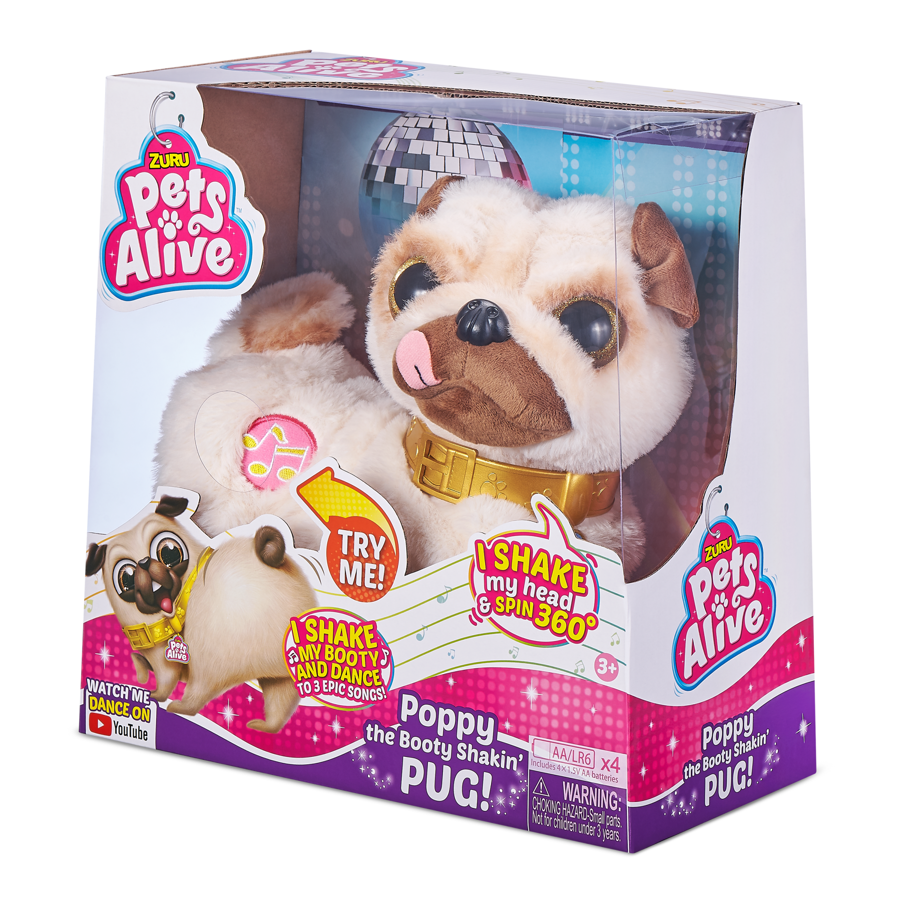 Pets alive s1 booty shaking plush - 