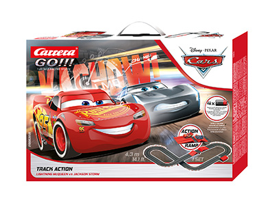 Carrera go sets - disney·pixar cars - lightning mcqueen  - glow racers - CARRERA