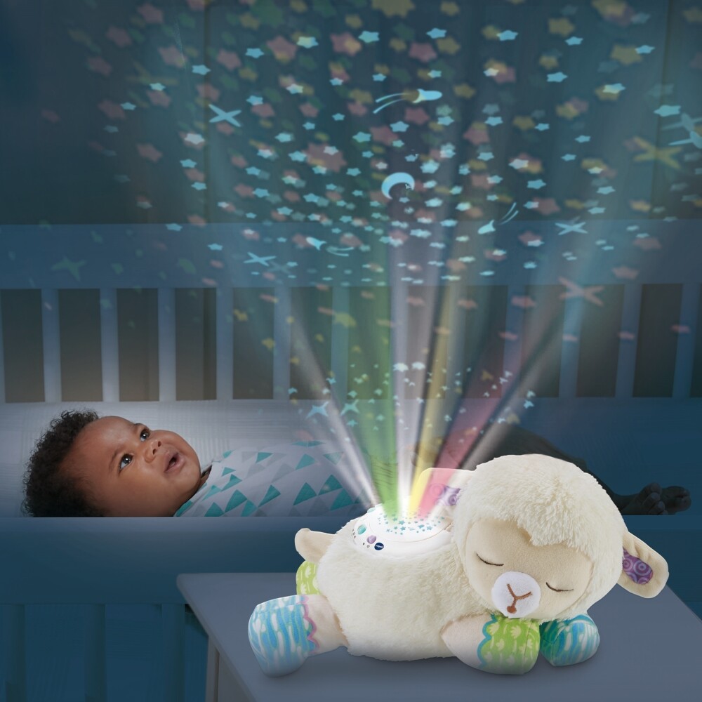 Vtech - luce, ninna nanna parlante 3 in 1, un’adorabile pecorella per illuminare le notti del tuo bambino - VTECH