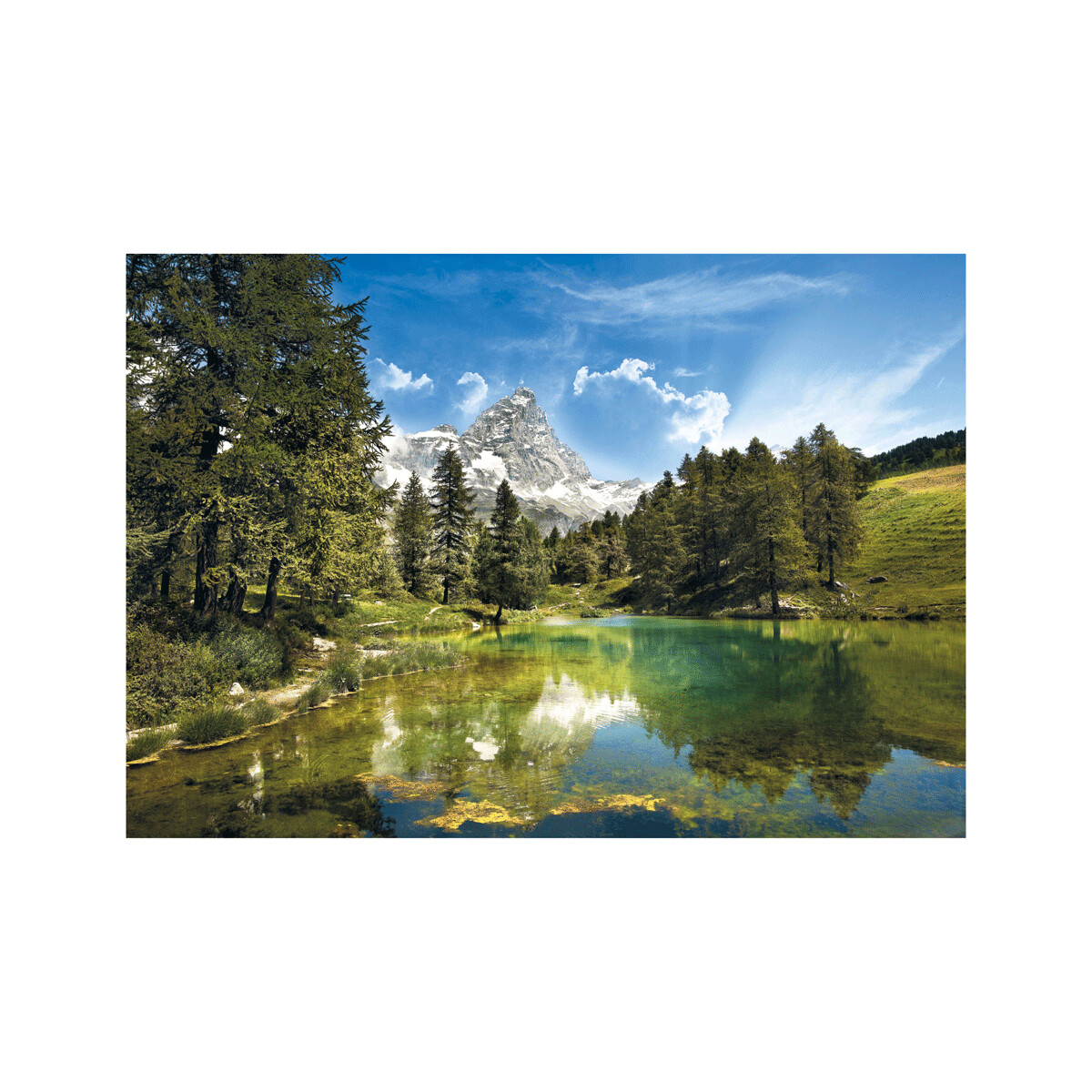 Clementoni - 31680 - puzzle 1500 hqc blue lake 59 x 84 cm - CLEMENTONI