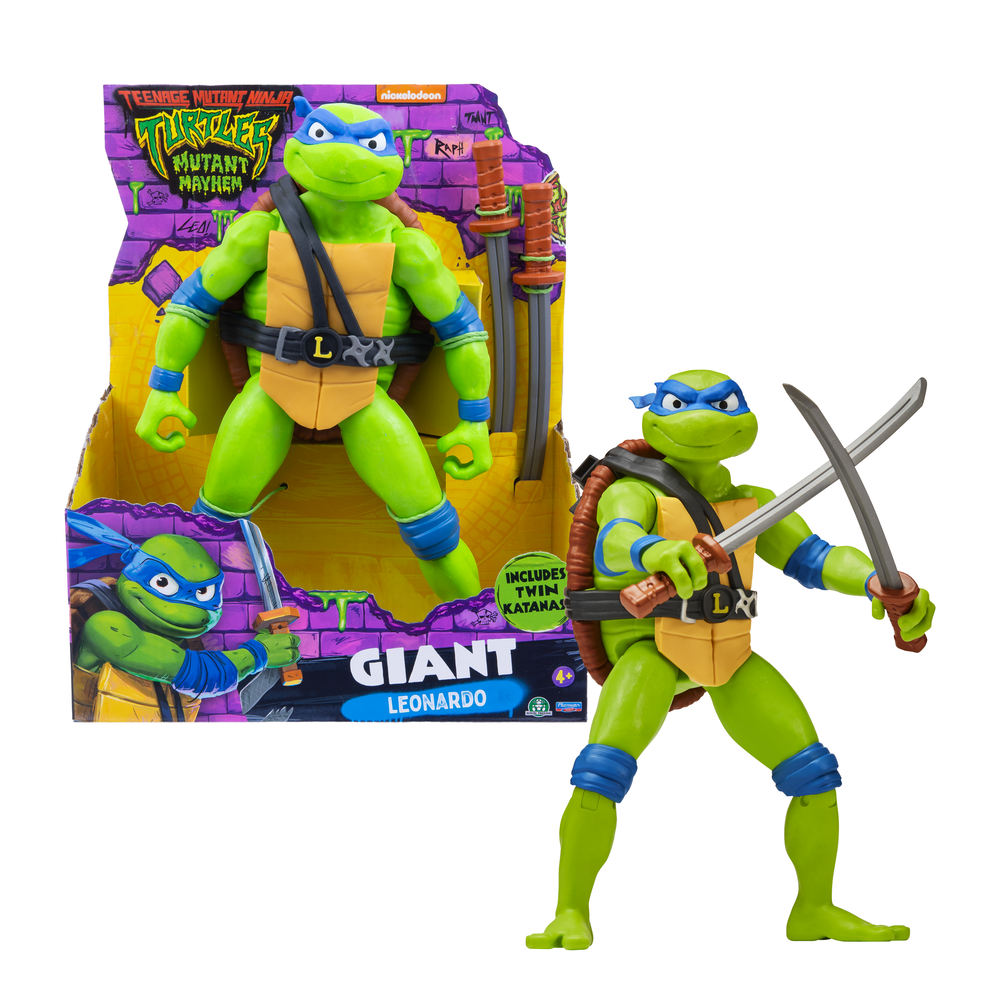 Turtles - tartarughe ninja - personaggi giganti da 30cm - leonardo - Turtles