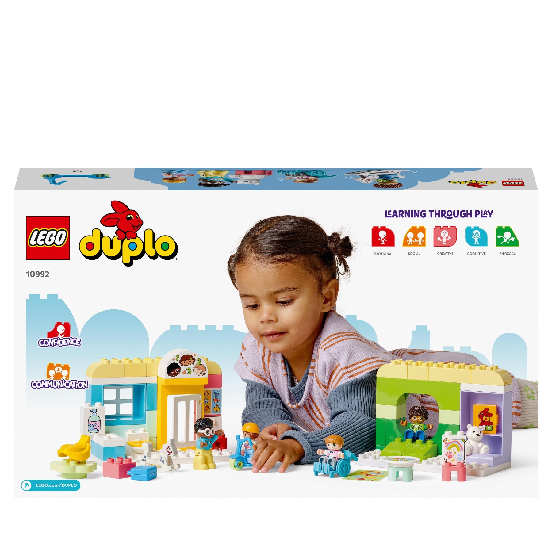 Lego duplo 10992 divertimento all’asilo nido, gioco educativo per bambini dai 2 anni con mattoncini, costruzioni e 4 figure - LEGO DUPLO