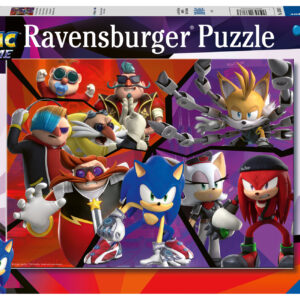 Ravensburger - puzzle sonic, 100 pezzi xxl, età raccomandata 6+ anni - RAVENSBURGER, Sonic