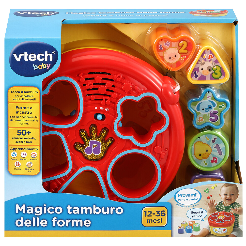 Vtech - il magico tamburo delle forme musicale e luminoso per imparare le forme - VTECH