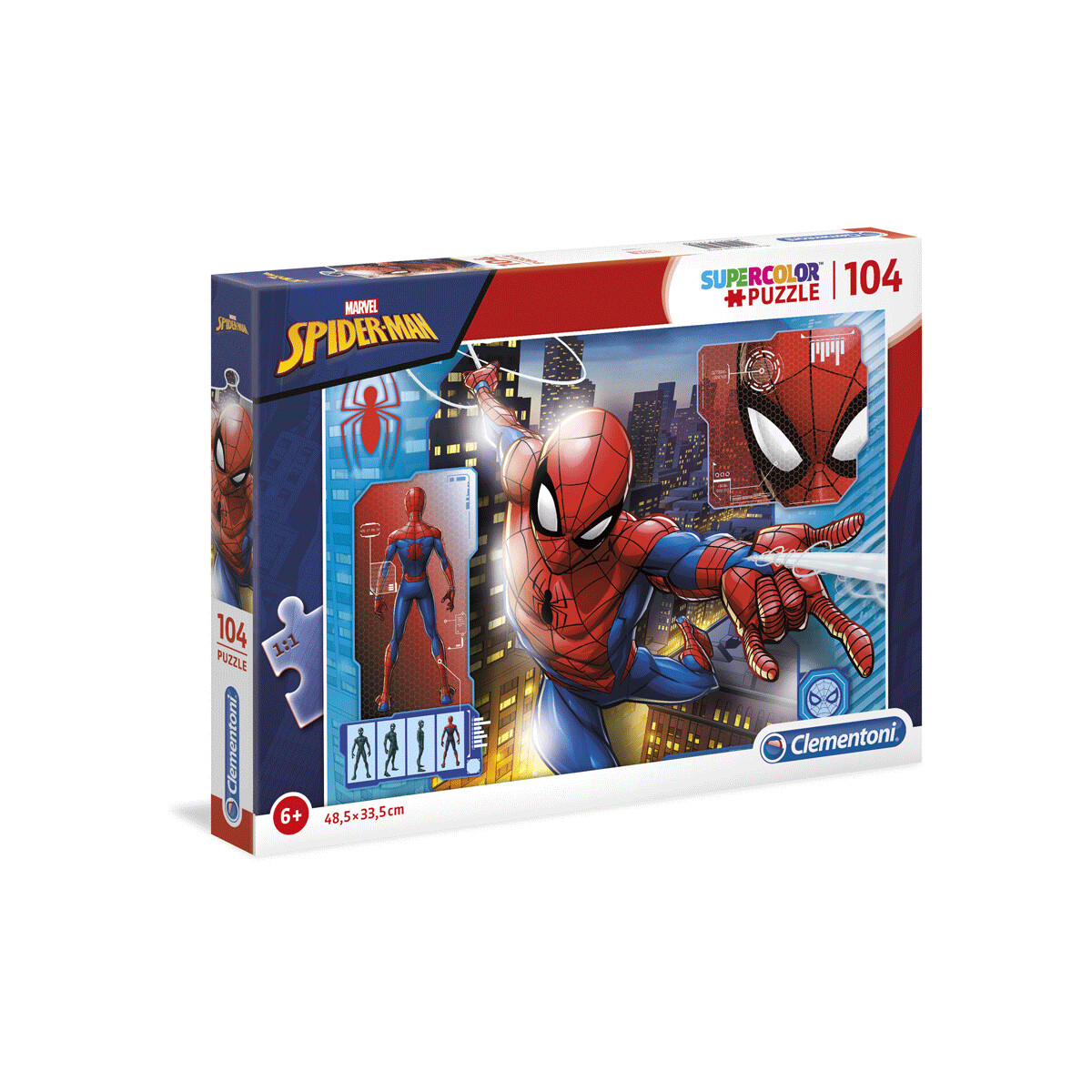 Clementoni - 27118 - puzzle 104 3 spiderman 49 x 34 cm - 240, 3746