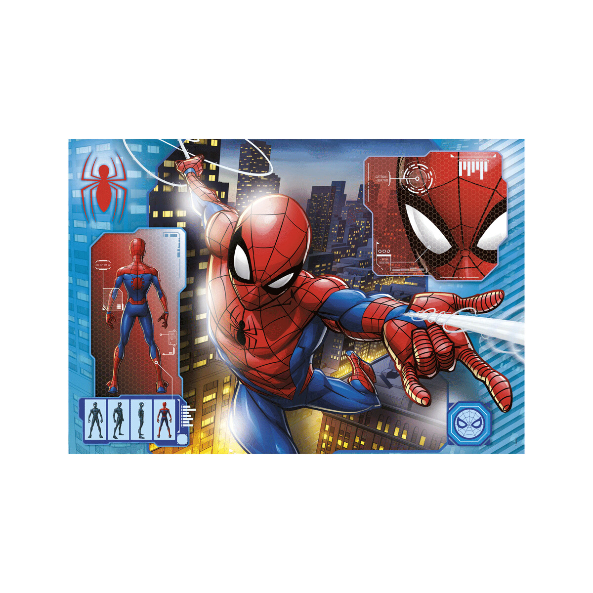 Clementoni - 27118 - puzzle 104 3 spiderman 49 x 34 cm - 