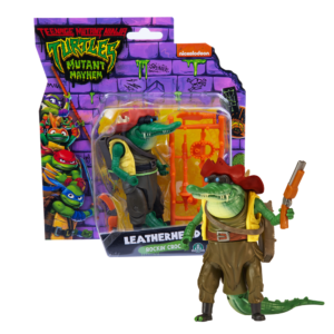 Turtles - caos mutante - action figures tartarughe ninja - leatherhead - GIOCHI PREZIOSI, Turtles