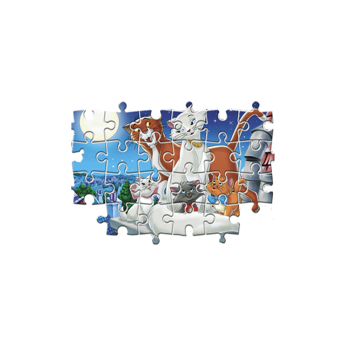 Clementoni - 24764 - puzzle 2x20 disney animal frien 27 x 19 cm - CLEMENTONI