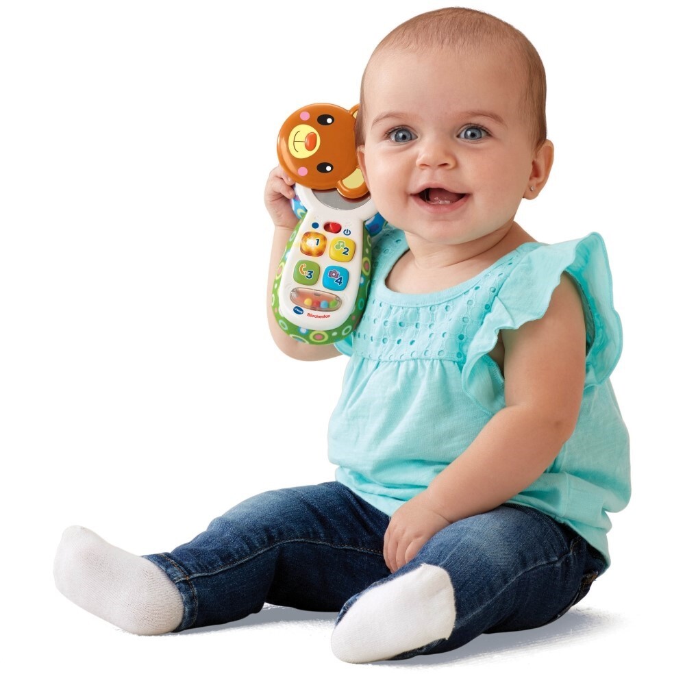 Vtech - il telefono di teddy, baby telefono interattivo per i più piccoli - VTECH
