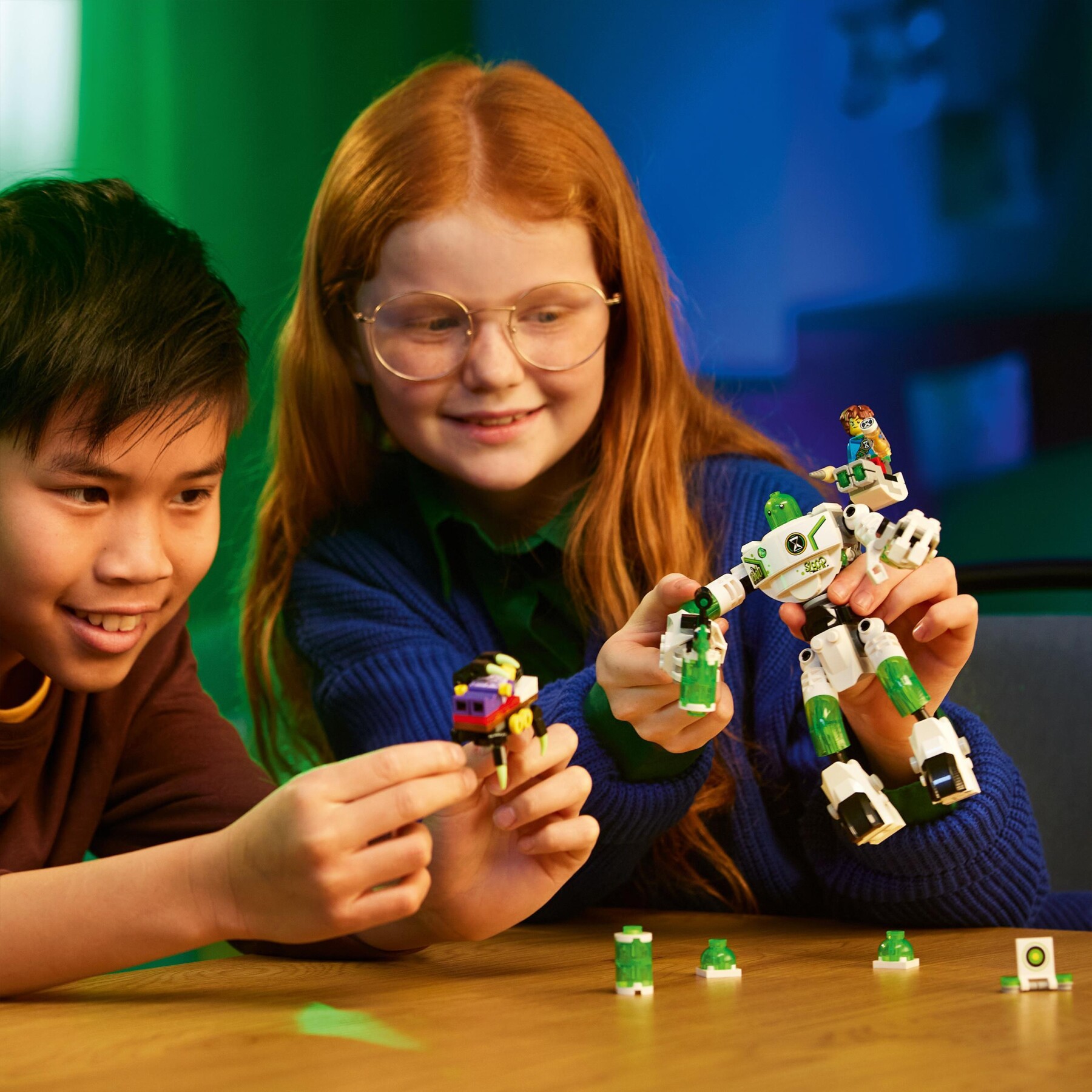 Lego dreamzzz 71454 mateo e il robot z-blob, grande robot giocattolo con minifigure di jayden e mateo, basato sulla serie tv - Lego, LEGO DREAMZZZ