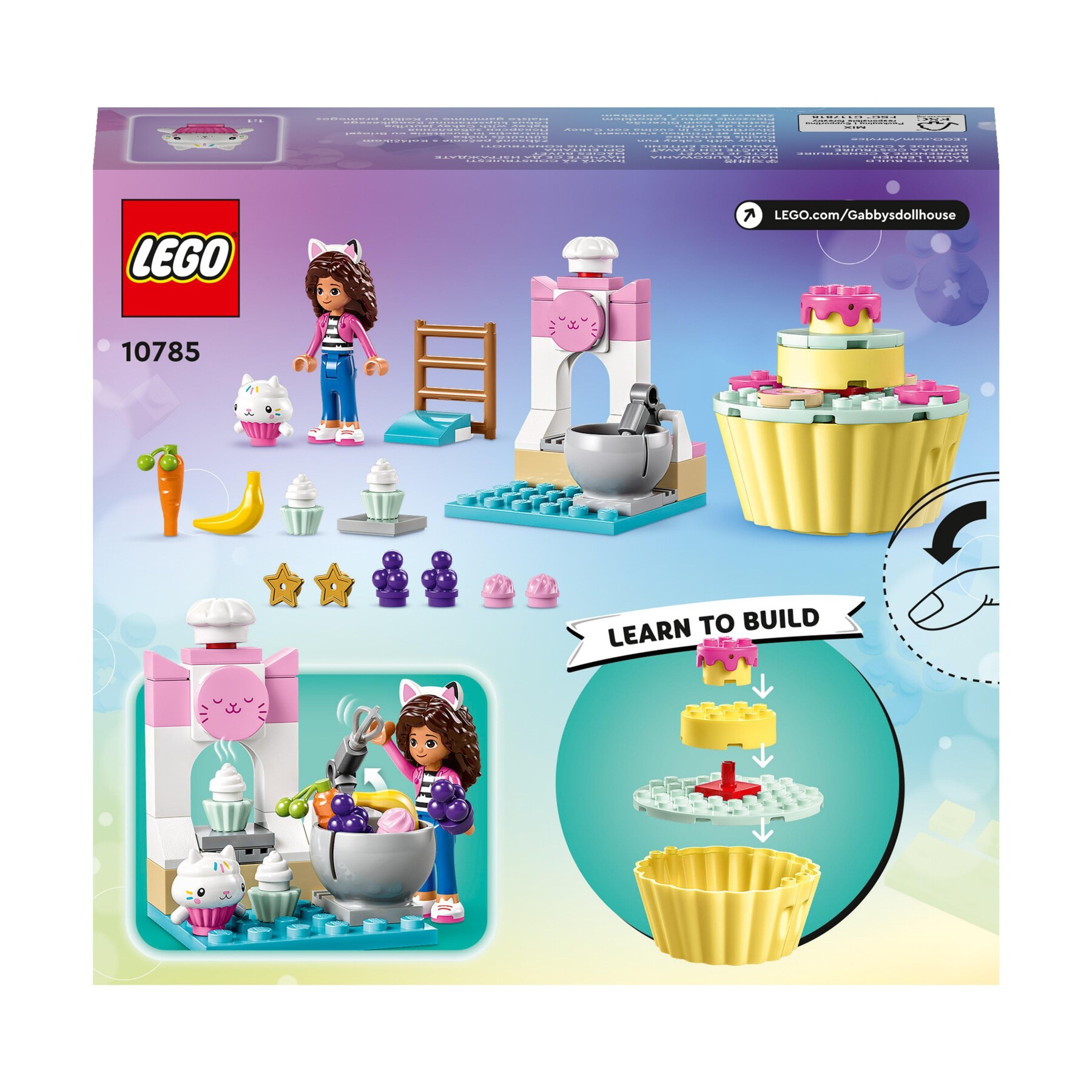 Lego la casa delle bambole di gabby 10785 divertimento in cucina con  dolcetto, giocattolo con cupcake, giochi bambini 4+ anni - Toys Center
