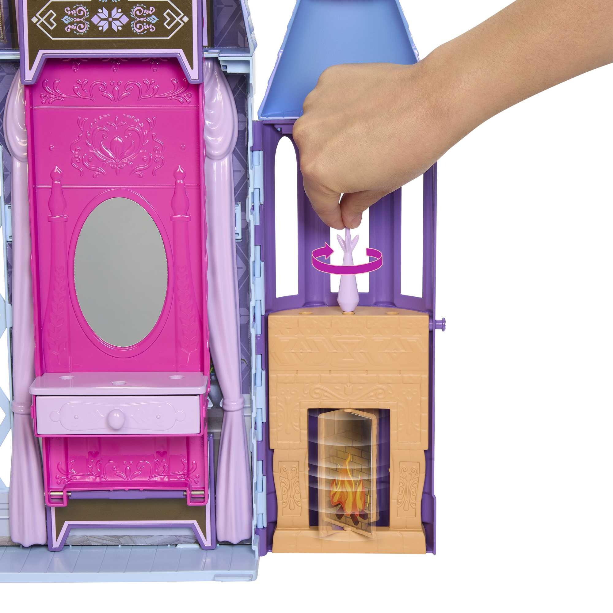 Disney frozen castello di elsa ad arendelle, con 4 aree di gioco e 15 mobili e accessori - DISNEY PRINCESS, Frozen